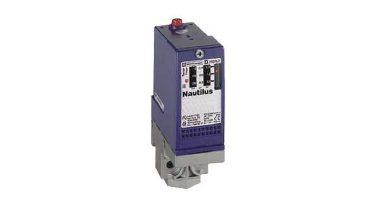 Interrupteur de pression Telemecanique Sensors 20bar max, pour Air, eau douce, huile hydraulique, eau de mer