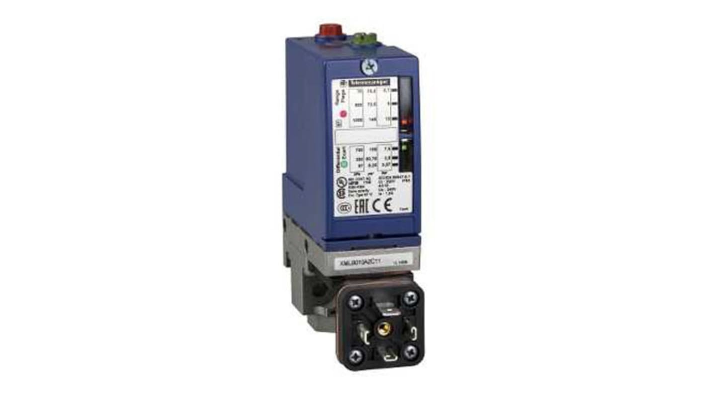 Interrupteur de pression Telemecanique Sensors 10bar max, pour Air, eau douce, huile hydraulique, eau de mer