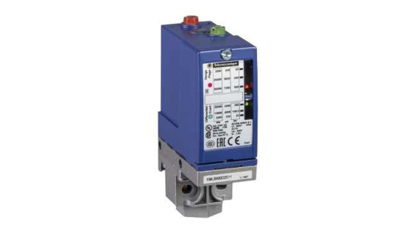 Pressostato Telemecanique Sensors, 10bar max, uscita 1CO