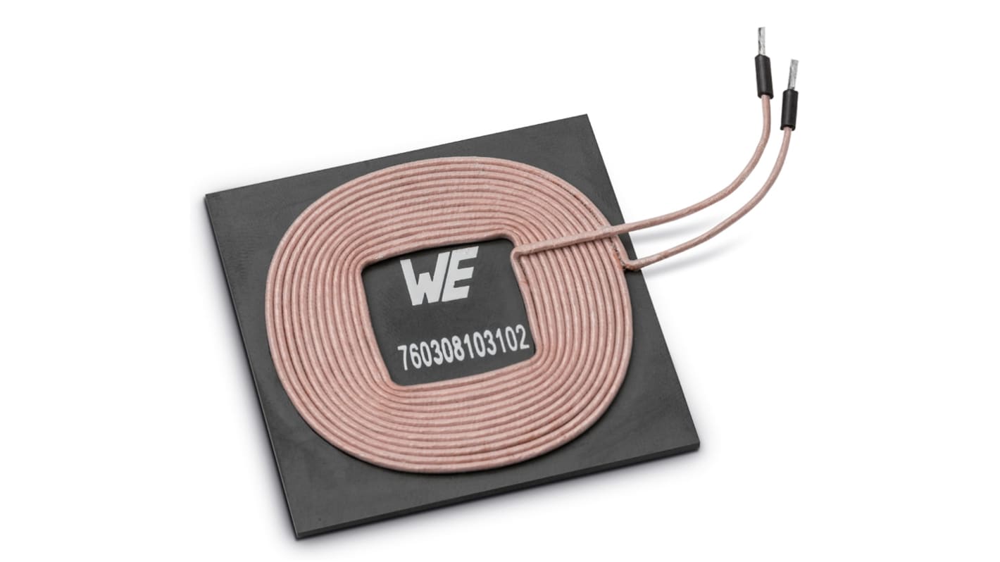 Bobine de charge sans fil Axial Wurth Elektronik, Noyau de ferrite, 7A, 55mΩ, 130 Facteur Q Emetteur