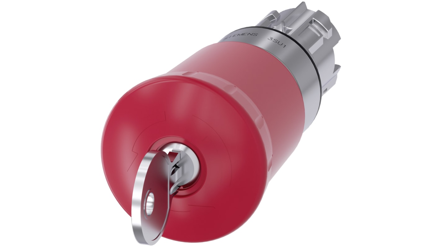 Siemens SIRIUS ACT 3SU10 Series, Key Release, Emergency Stop Push Button Head