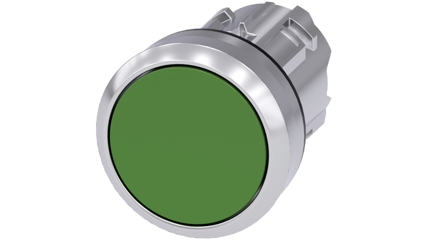 Pulsante tipo Ad aggancio 3SU1050-0AA40-0AA0 Siemens serie SIRIUS ACT 3SU10, Verde