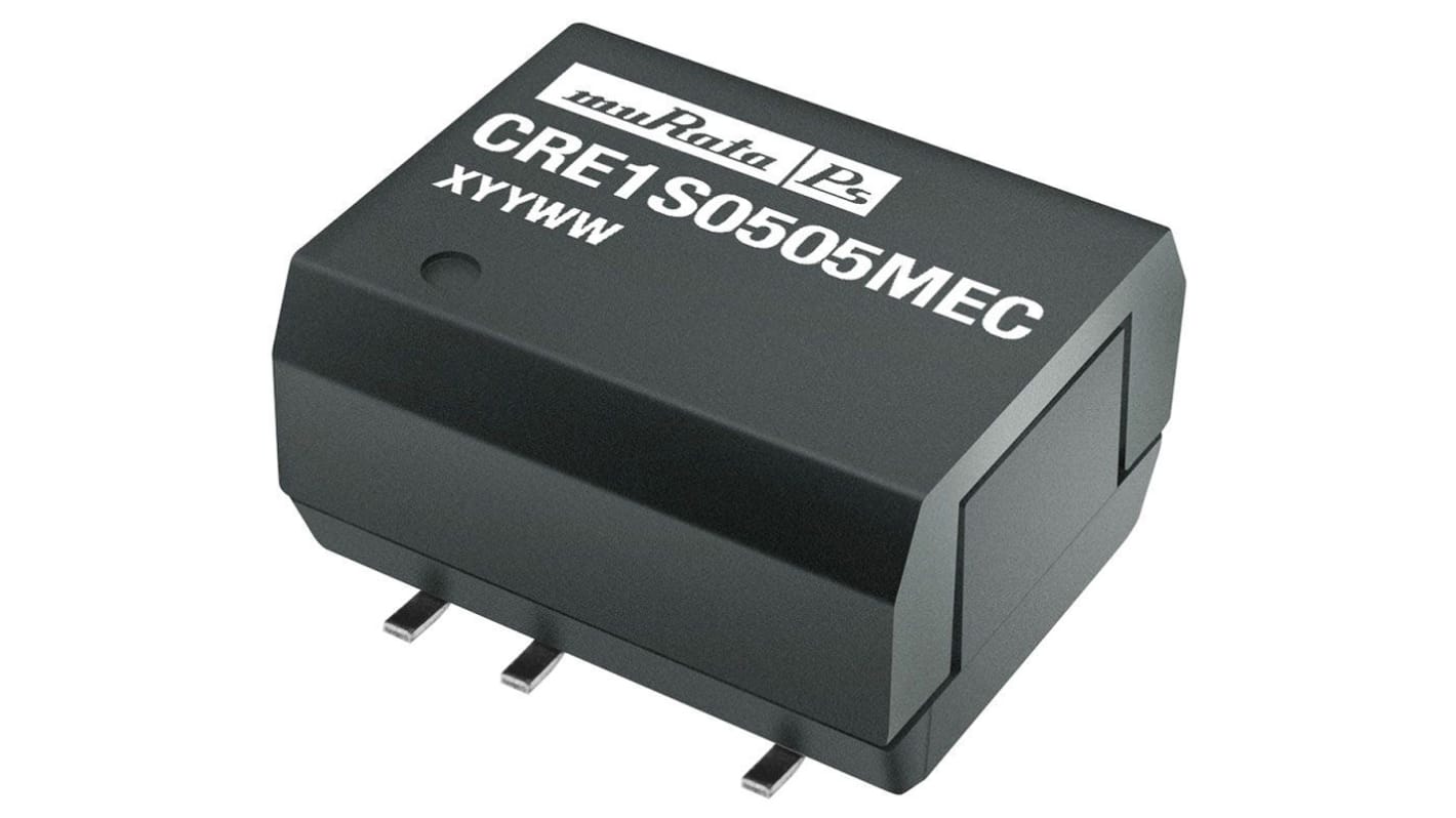 Murata Power Solutions DC-DCコンバータ Vout：5V dc 4.5 → 5.5 V dc, 1W, CRE1S0505MEC