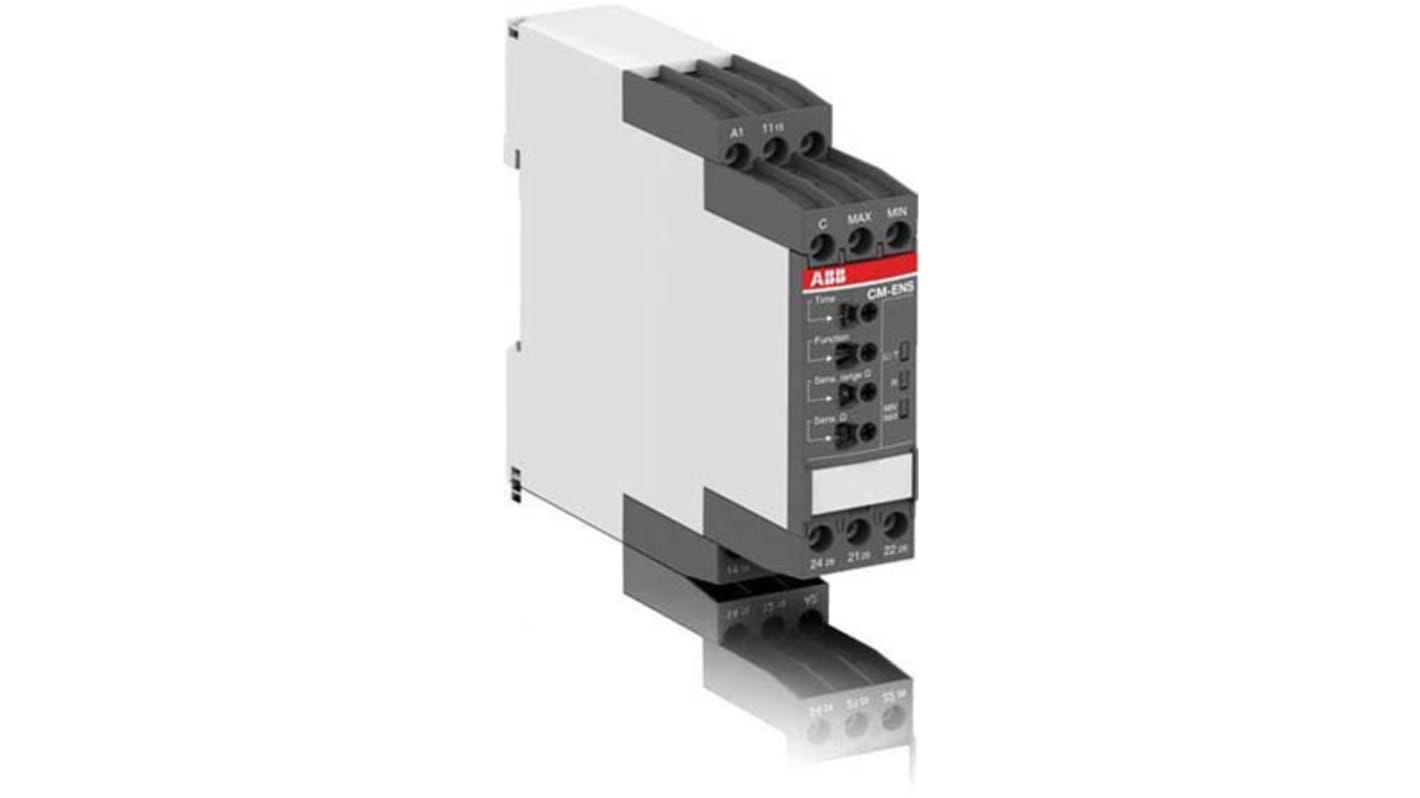 ABB Niveaurelais, DIN-Schienen Montage, 24 → 240 V ac/dc