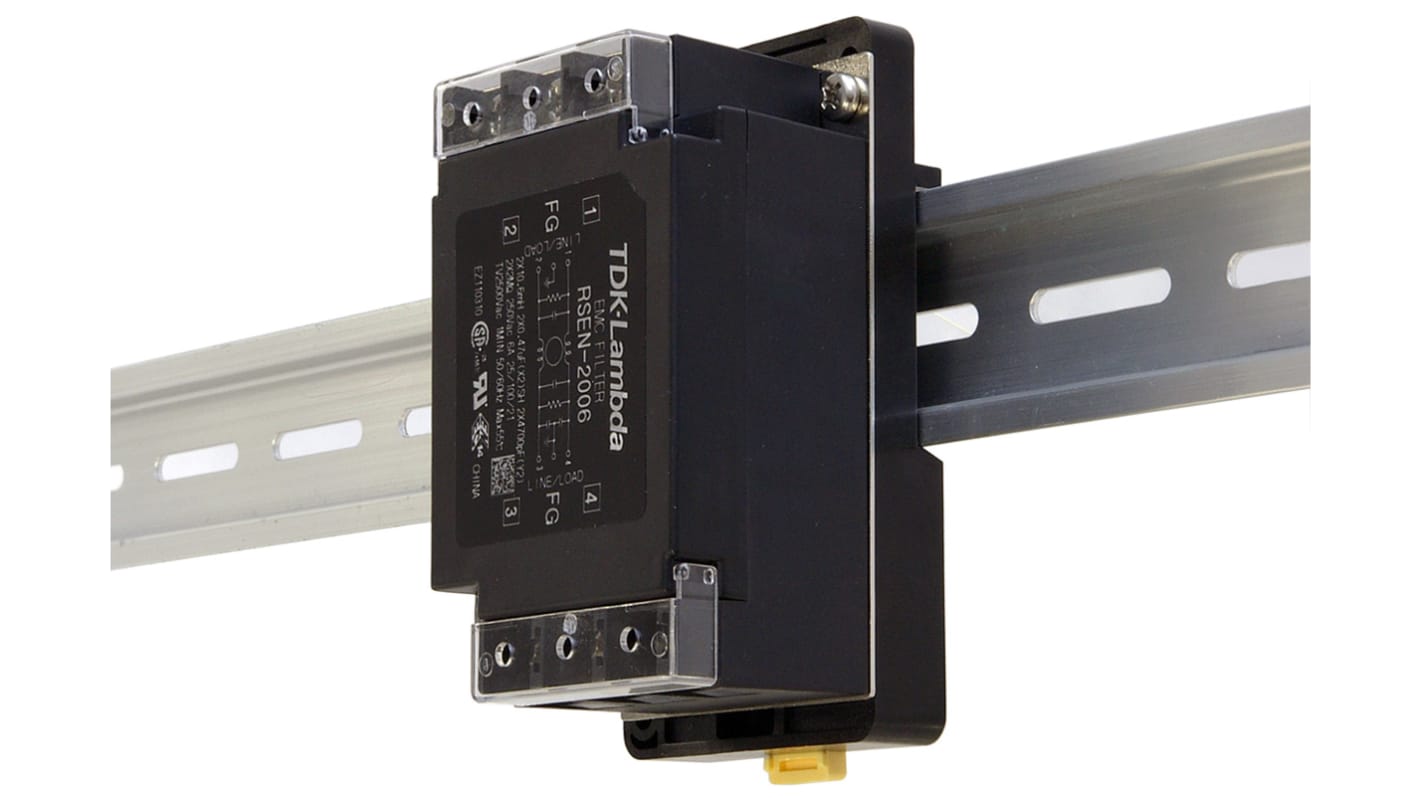 Filtro de línea de alimentación TDK-Lambda RSAL-2002A para usar con Fuente de alimentación