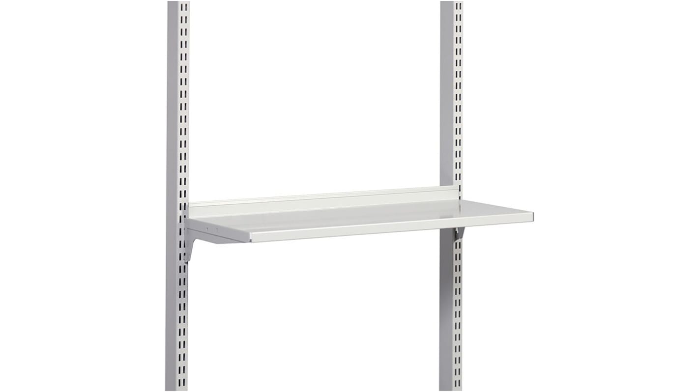 Treston Grey Steel Shelf x 740mm, 300mm, 50kg Load