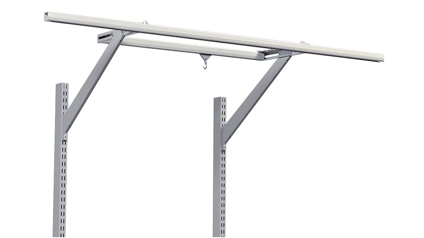 Treston Ltd Lichtleiste und Ausgleichsschiene aus Stahl x 1200mm für Werkbank Concept