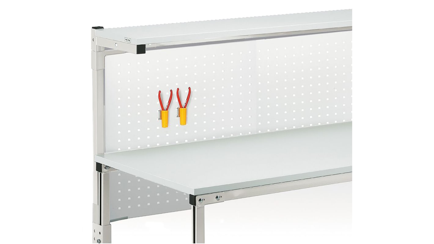 Treston 1715mm Perforated Panel, For Use With TPH718 Work Bench, TPH918 Work Bench, Work Benches