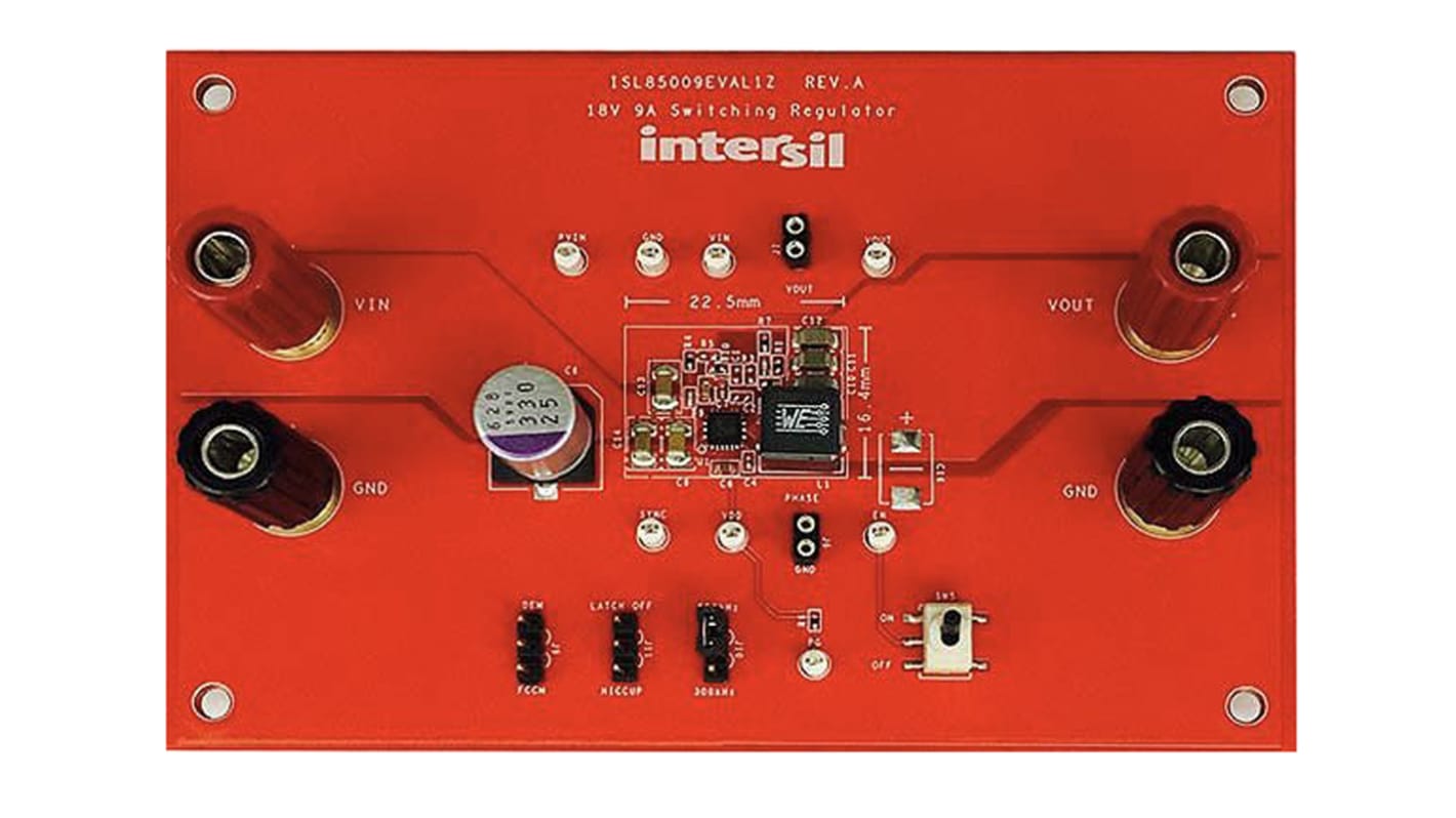 ルネサス エレクトロニクス 評価ボード, バックレギュレータ, ISL85009EVAL1Z