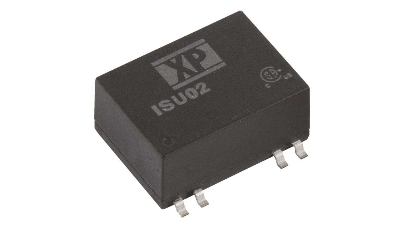 XP Power ISU02 DC/DC-Wandler 2W 5 V dc IN, 12V dc OUT / 167mA Oberflächenmontage 1.5kV dc isoliert