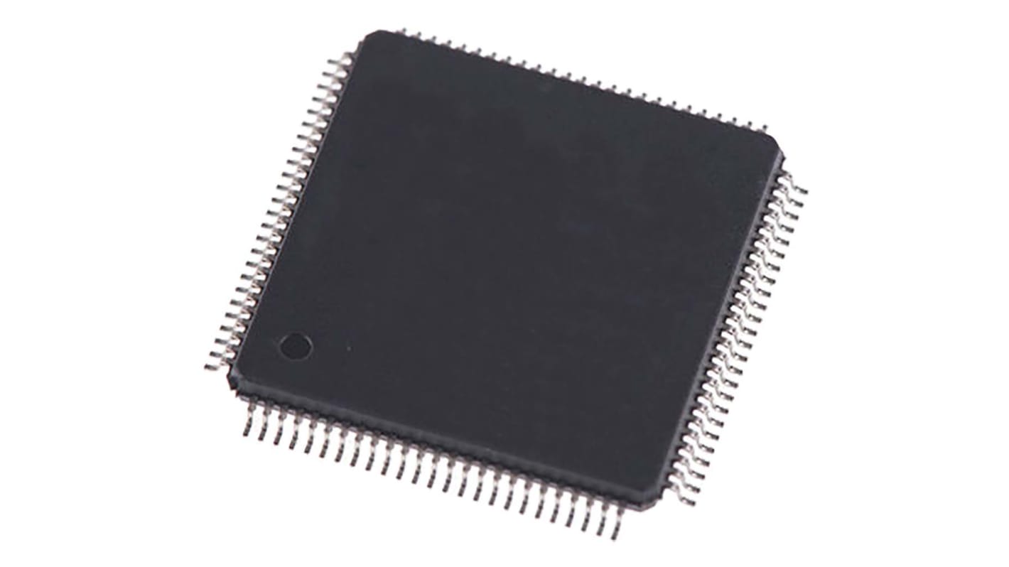 STMicroelectronics STM32F722VET6, 32bit ARM Cortex M7 Microcontroller, STM32F7, 216MHz, 512 kB Flash, 100-Pin LQFP