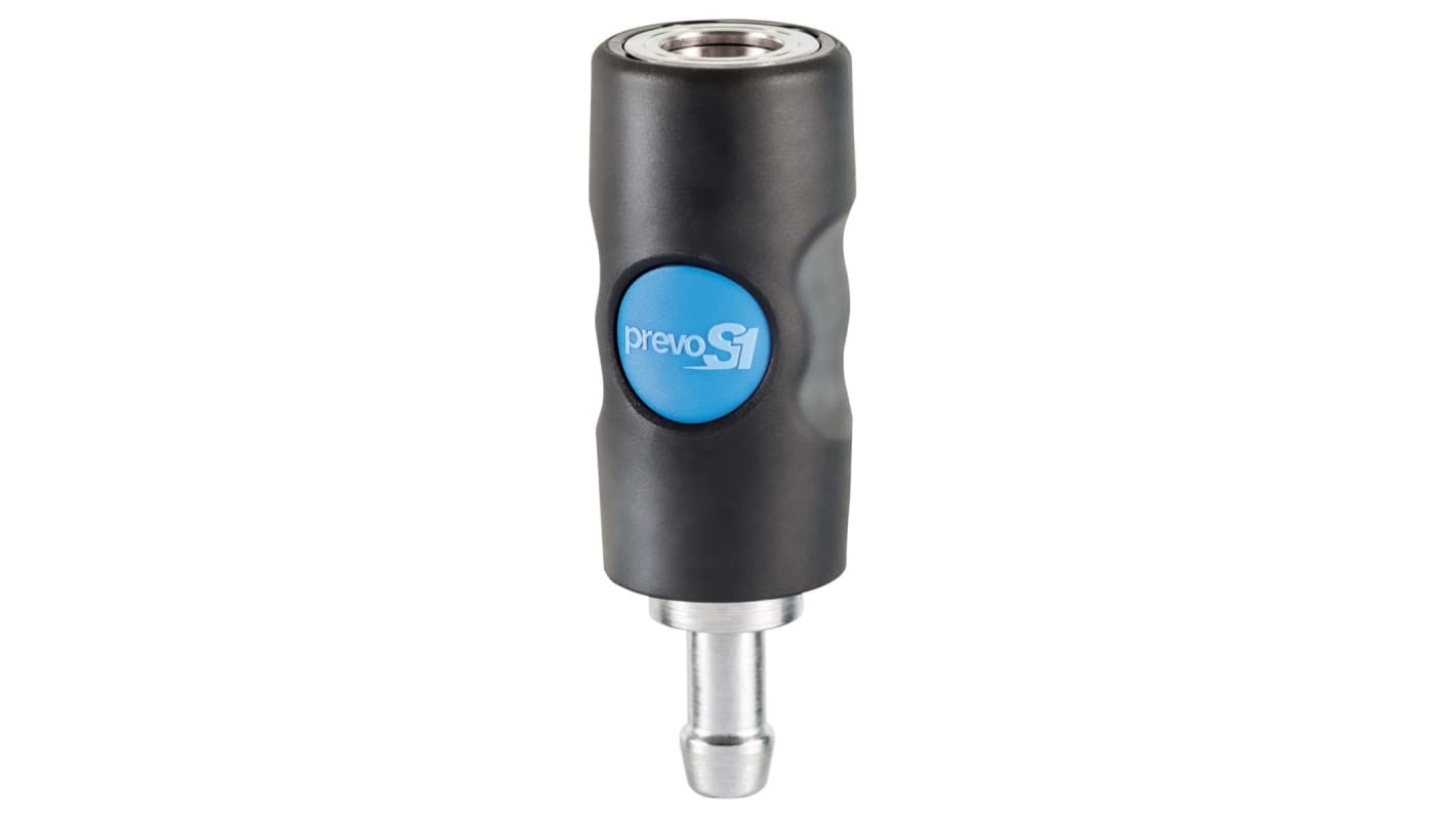 PREVOST Composite Body Safety Quick Connect Coupling, 13mm Hose Barb