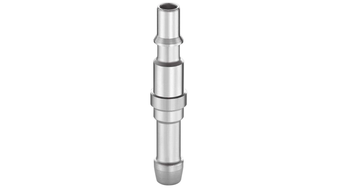 PREVOST Treated Steel Plug for Pneumatic Quick Connect Coupling, 10mm Hose Barb