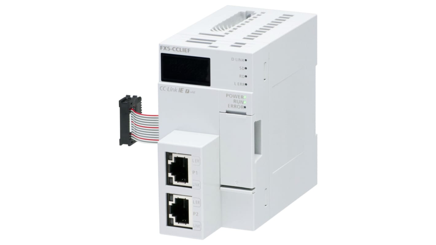 Moduł rozszerzający Mitsubishi Electric Moduł rozszerzający Sterownik PLC z serii MELSEC iQ-F FX5-CCLIEF 50 x 90 x 103
