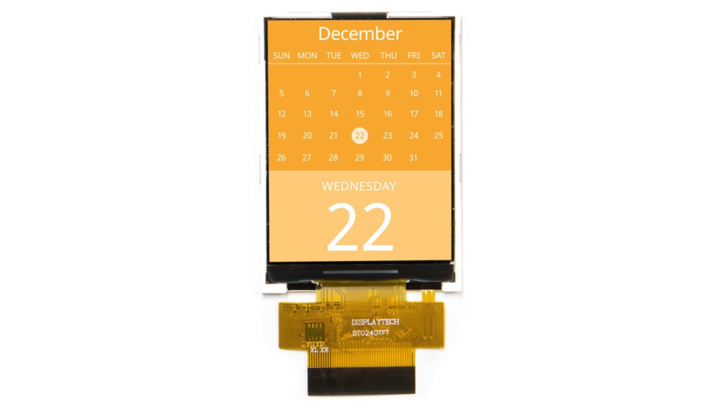 Displaytech DT024DTFT IPS TFT LCD Colour Display, 2.4in, 240 x 320pixels