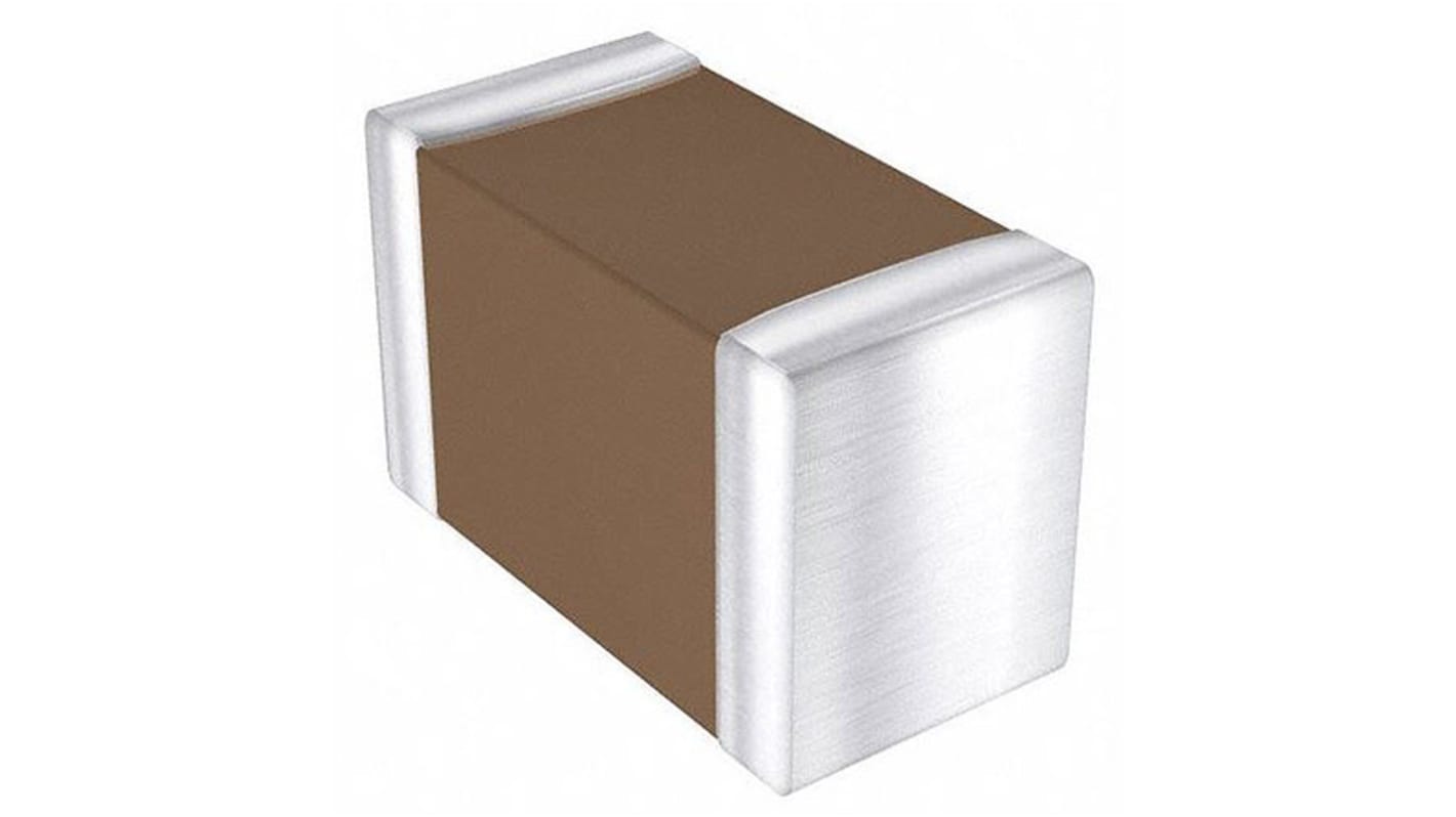 Condensatore ceramico multistrato MLCC, AEC-Q200, 0402 (1005M), 10pF, ±0.25pF, 50V cc, SMD, NP0