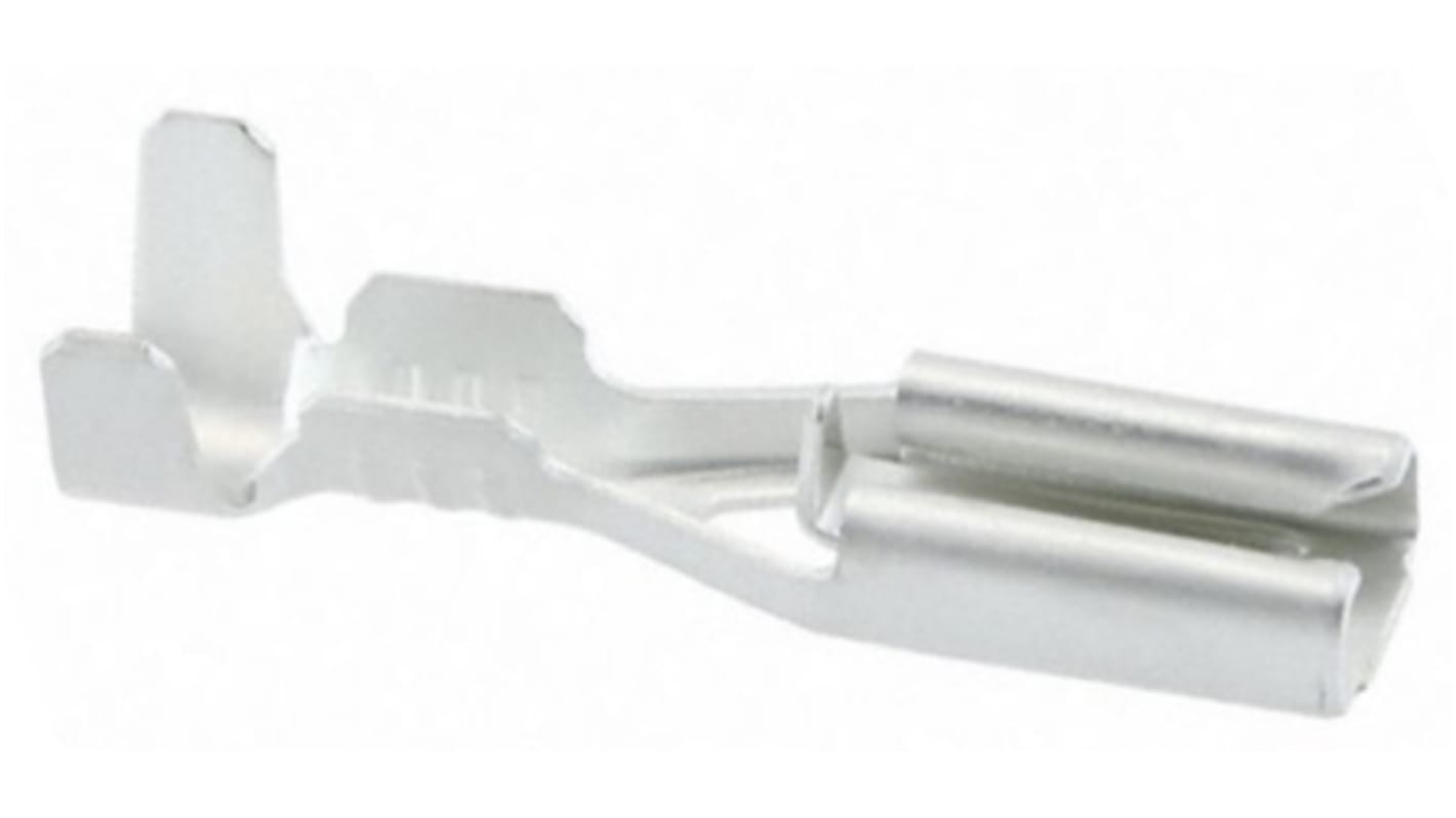 TE Connectivity Positive Lock .110 Mk III Female Spade Connector, Receptacle, 2.79 x 0.81mm Tab Size, 0.3mm² to 0.8mm²