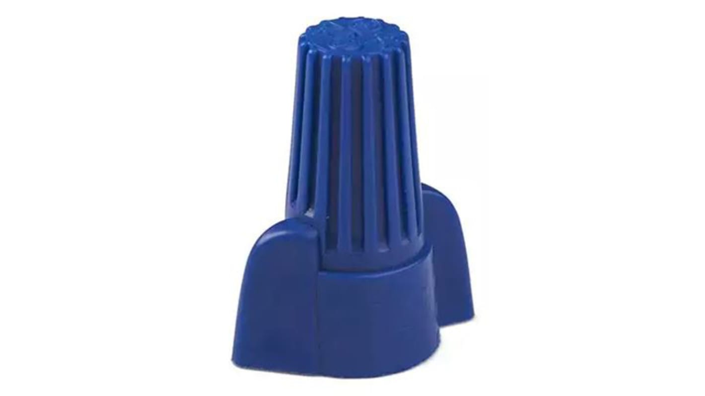 TE Connectivity, WingGrip Insulated, Blue Twist Bullet Connector, 14AWG to 6AWG, 31.8mm Bullet diameter