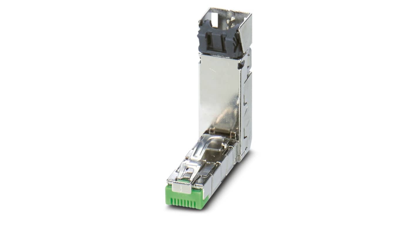Phoenix Contact CUC Series Male RJ45 Connector, Cable Mount, Cat5 Right Angle 8 -Way