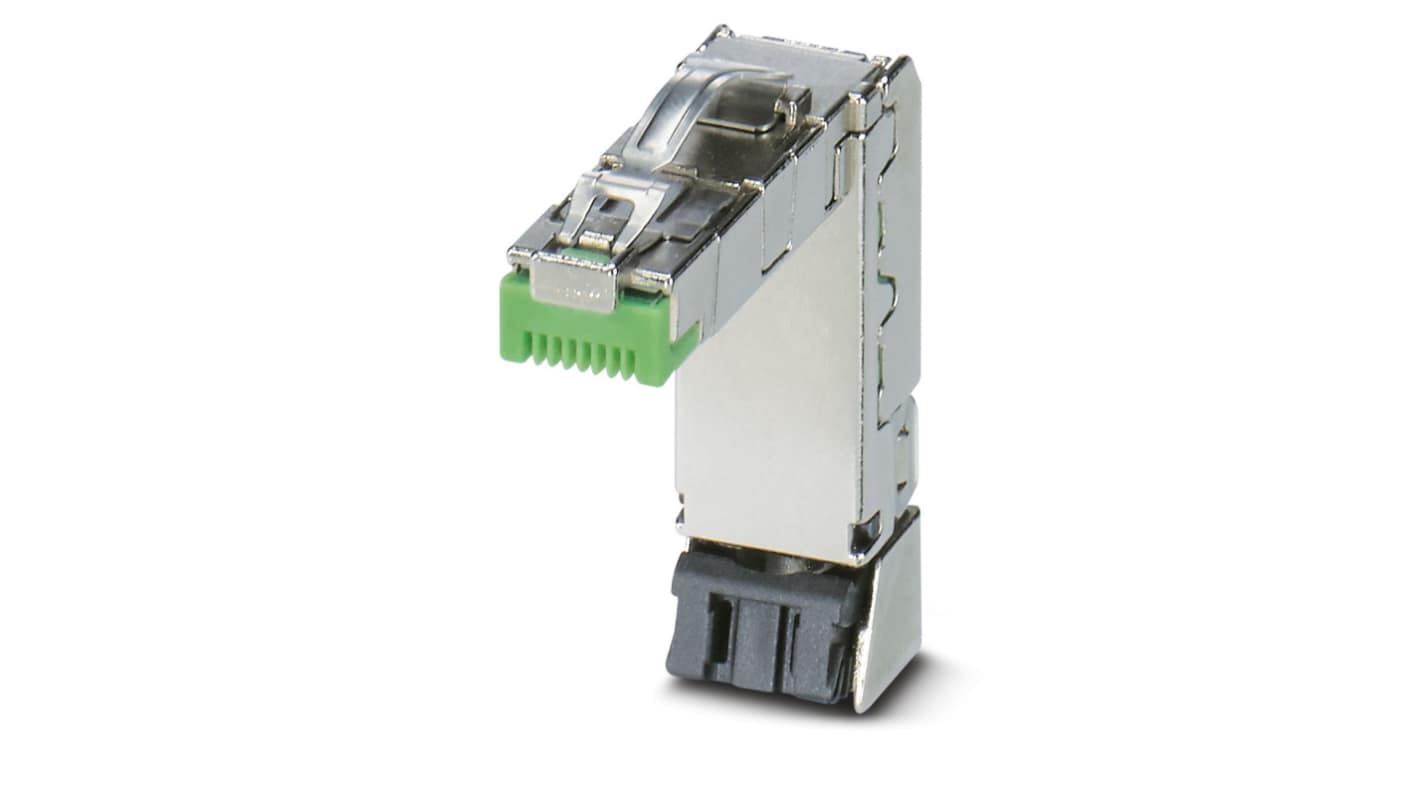Phoenix Contact CUC Series Male RJ45 Connector, Cable Mount, Cat5 Right Angle 8 -Way