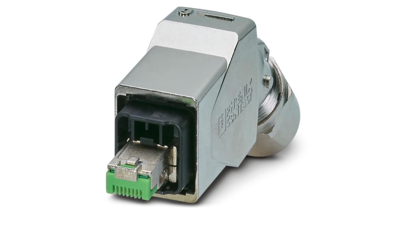Conector RJ45 Cat5 Macho Phoenix Contact serie CUC, de 8 vías, apantallado