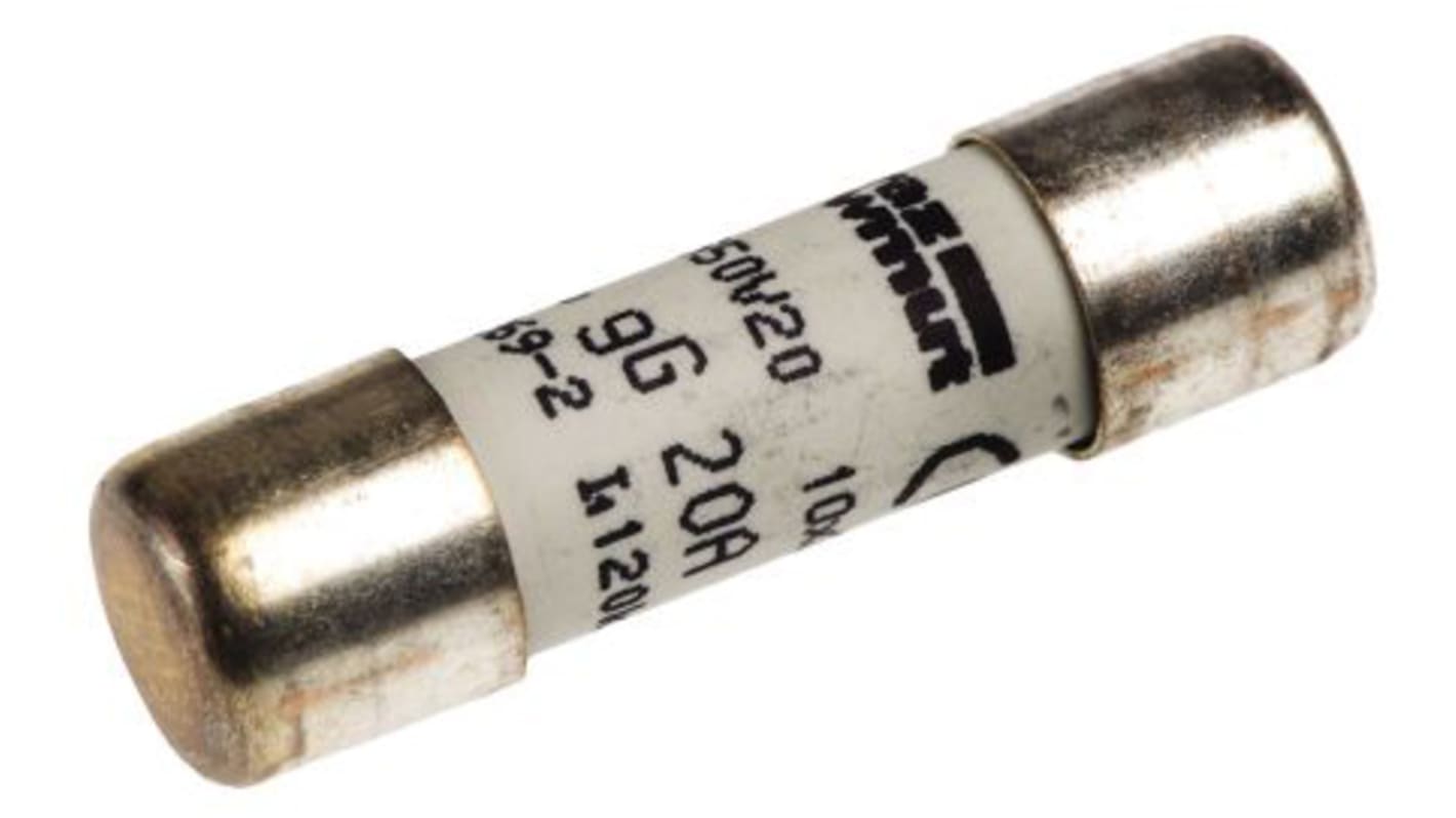 Fusibile a cartuccia Mersen Protistor, 20A, Ø 10 x 38mm, FF, 500 V dc, 690 V ac, 700V ca