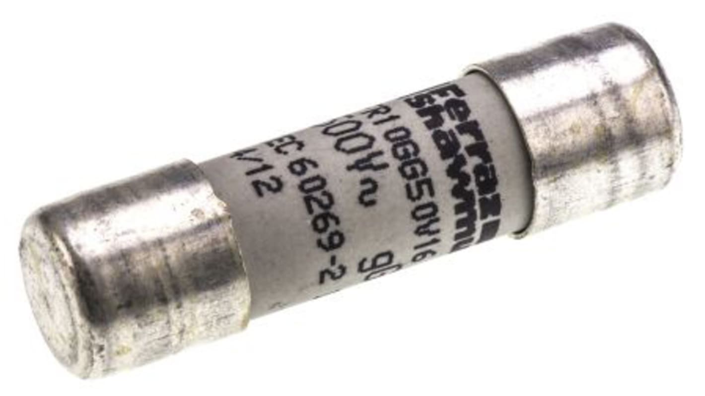 Mersen 16A FF Cartridge Fuse, 10 x 38mm