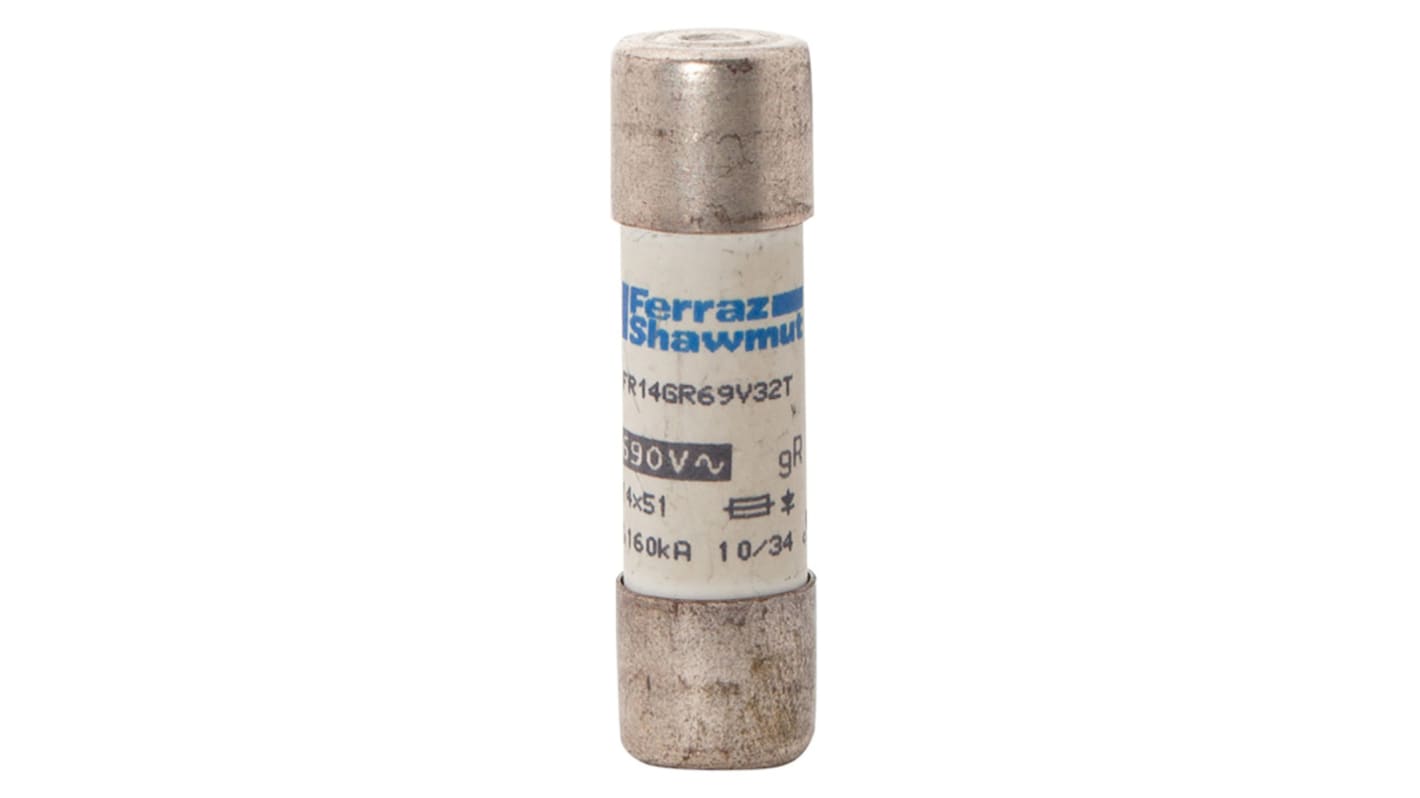 Mersen 20A FF Cartridge Fuse, 14 x 51mm