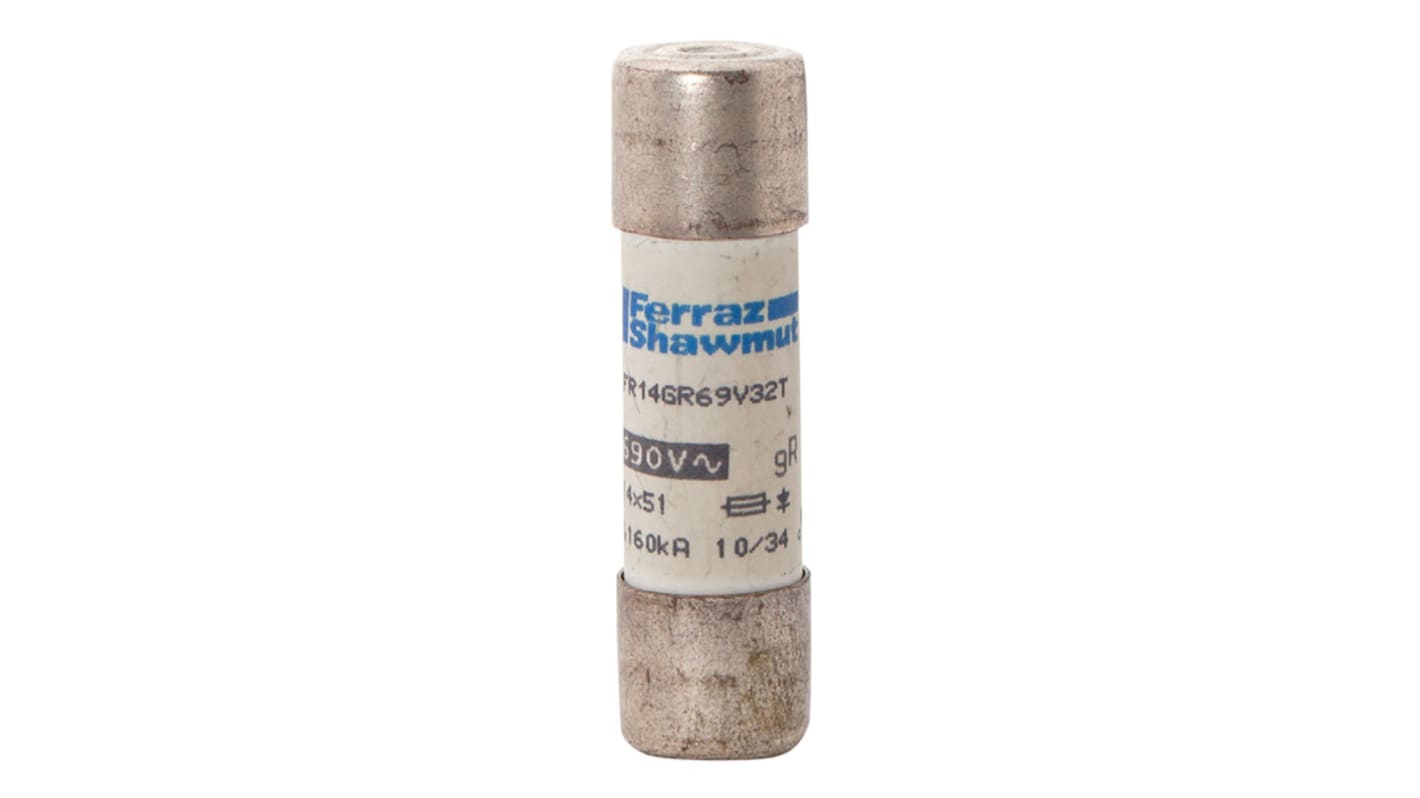 Mersen 32A FF Cartridge Fuse, 14 x 51mm