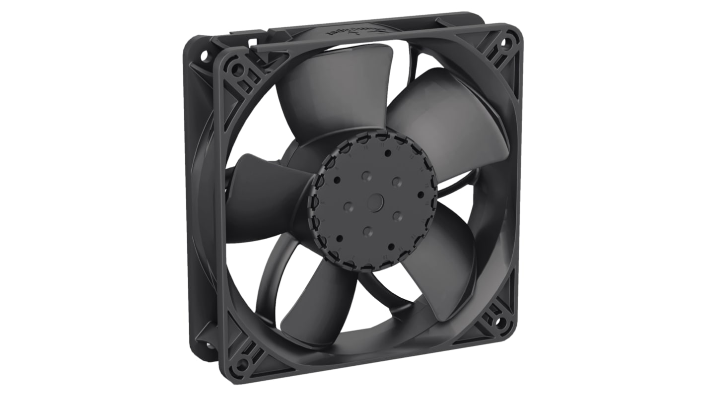 ebm-papst 4300 N - S-Panther Series Axial Fan, 24 V dc, DC Operation, 220m³/h, 119 x 119 x 32mm