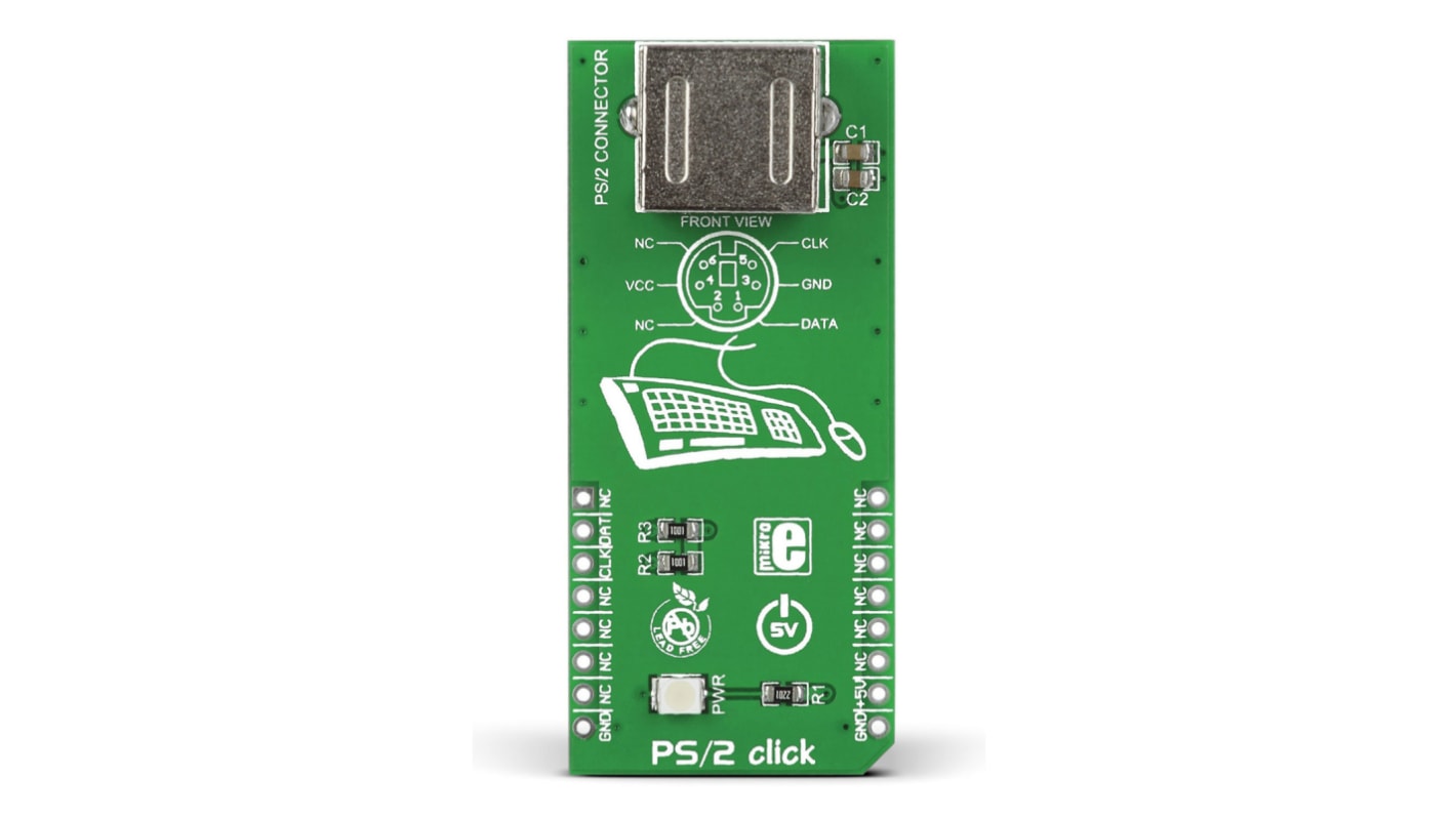 MikroElektronika PS/2 mikroBus Click Board