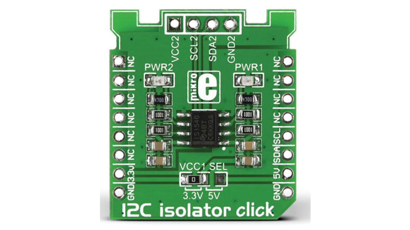 MikroElektronika I2C Isolator Click ISO1540 Development Kit for MikroBUS MIKROE-1878