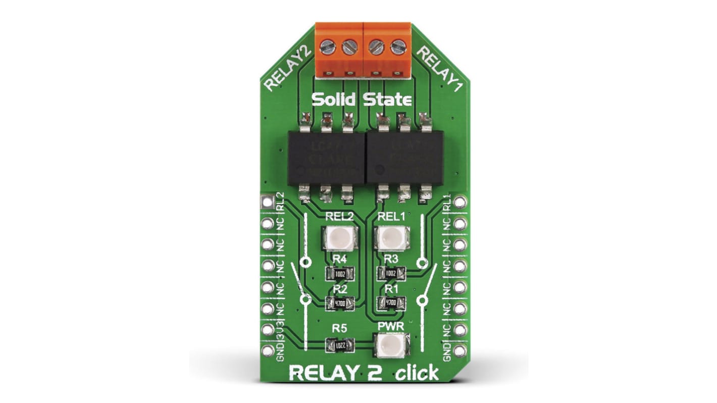 MikroElektronika Relay 2 Click for LCA717 for Lights, Motors