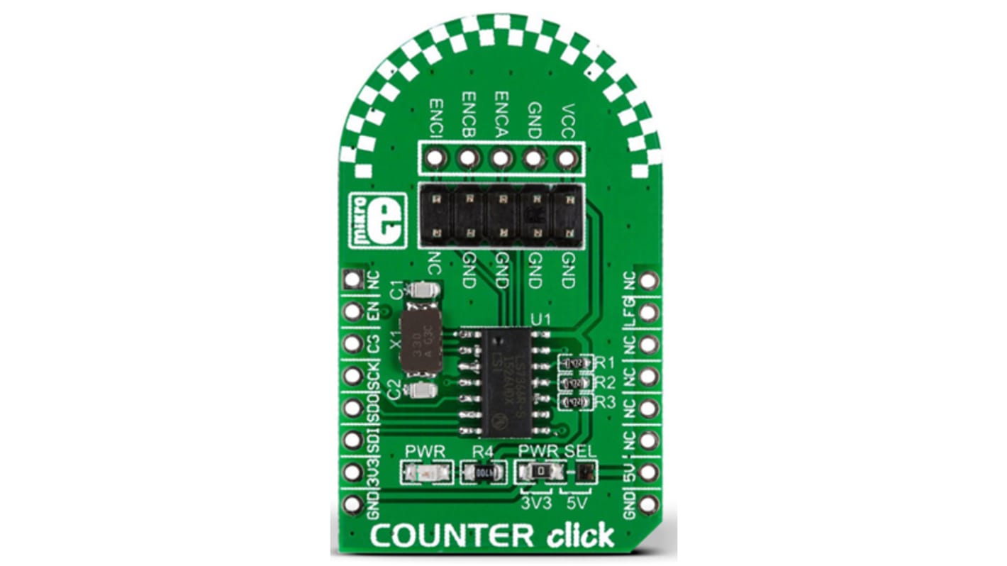MikroElektronika MIKROE-1917 Counter Click Add On Board Signal Conversion Development Kit