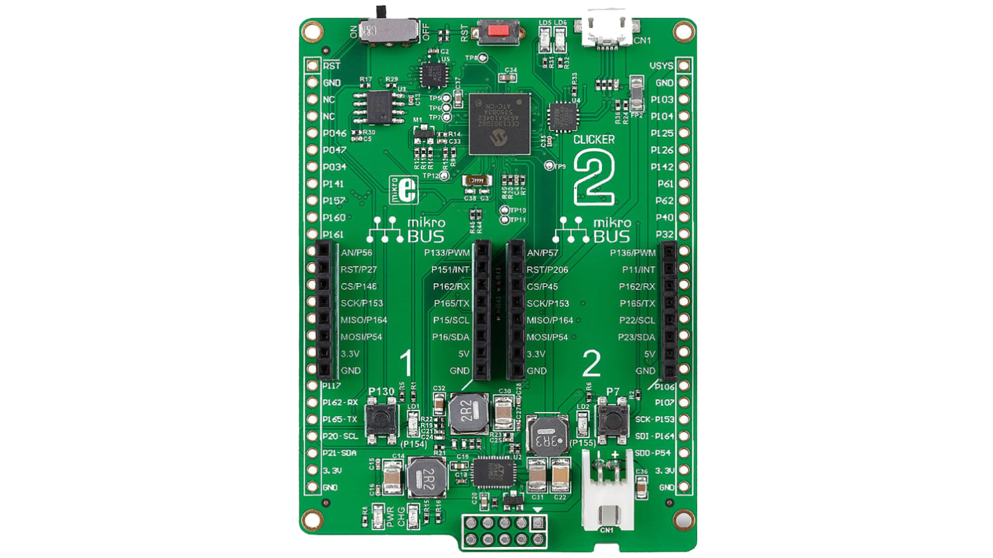 MikroElektronika Clicker 2 for CEC1302 MCU Udviklingskort MIKROE-1969