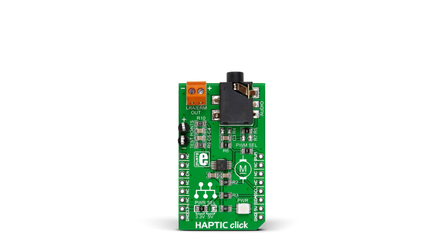 MikroElektronika Haptic Click for DRV2605 for ERM & LRA Vibration Motor