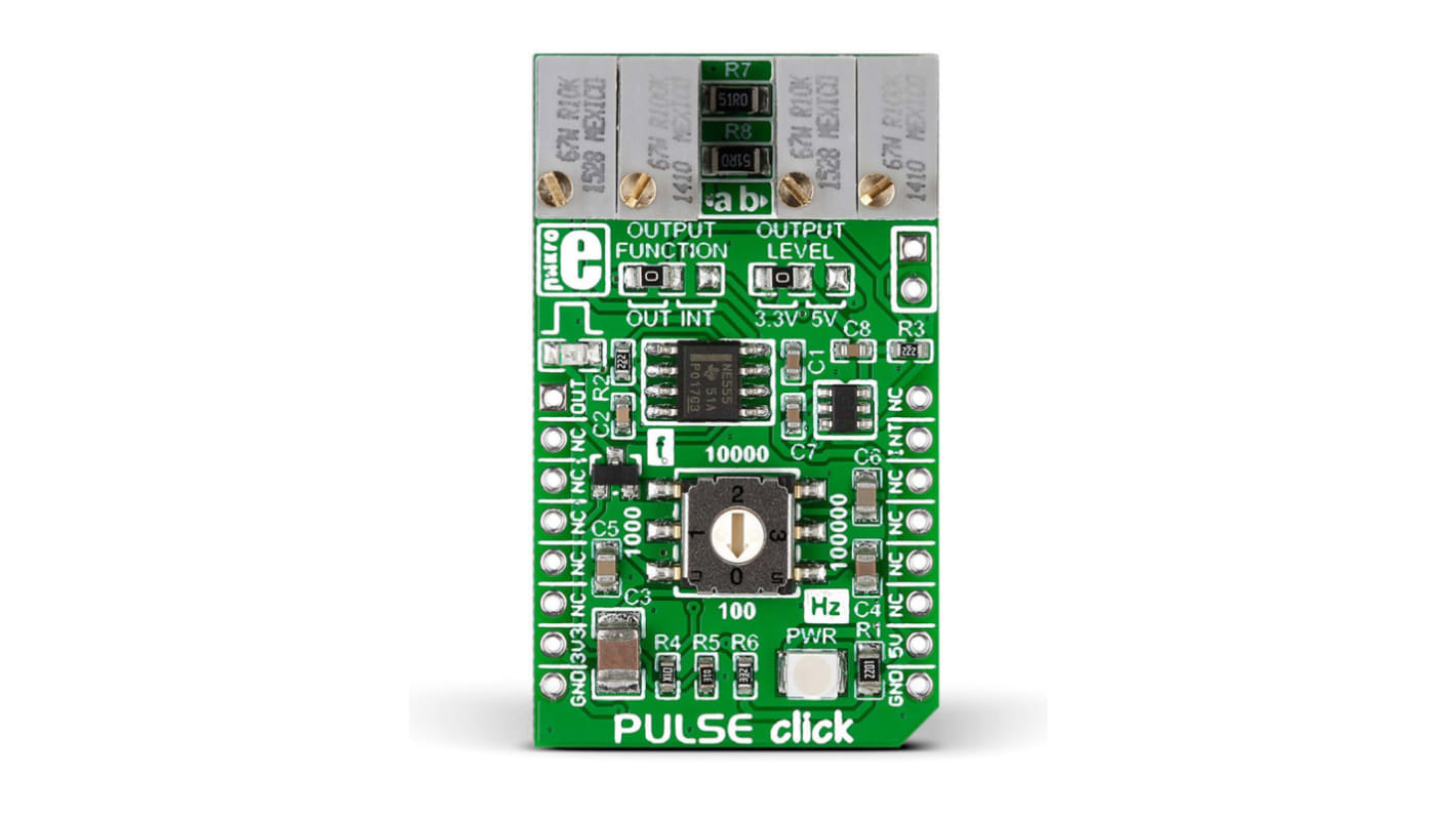 MikroElektronika MIKROE-2032, PULSE Pulse Generator mikroBus Click Board for NE555