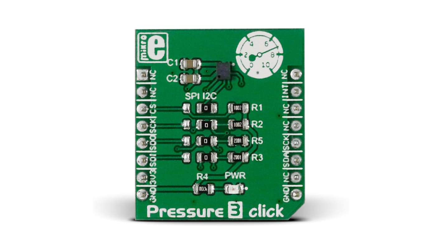 MikroElektronika Pressure 3 Click Barometric Pressure Sensor mikroBus Click Board for DPS310