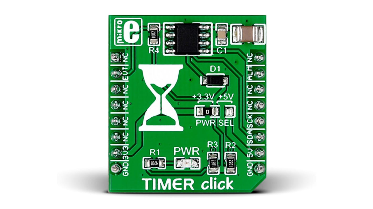 MikroElektronika MIKROE-2333, TIMER Elapsed Time Counter mikroBus Click Board for DS1682