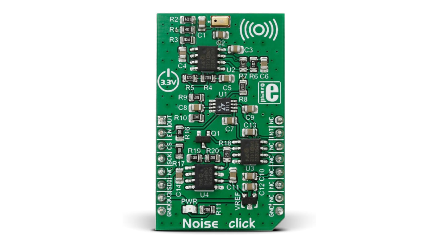 MikroElektronika Noise click Microphone Sensor mikroBus Click Board for MCP4921