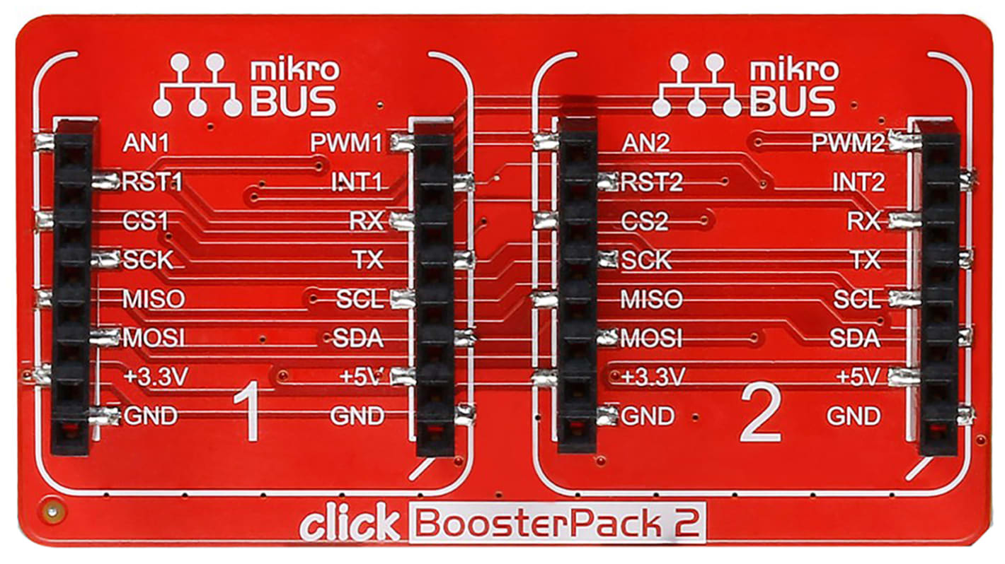 MikroElektronika MIKROE-2381 Shield for use with Texas Instruments LaunchPads