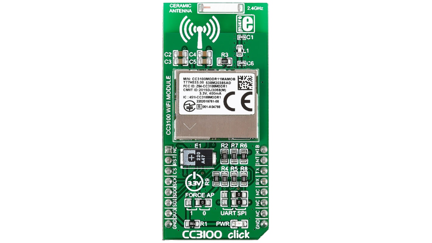 Snímač srdečního tepu, klasifikace: Deska mikroBus Click ECG click bundle MIKROE-2458, MikroElektronika