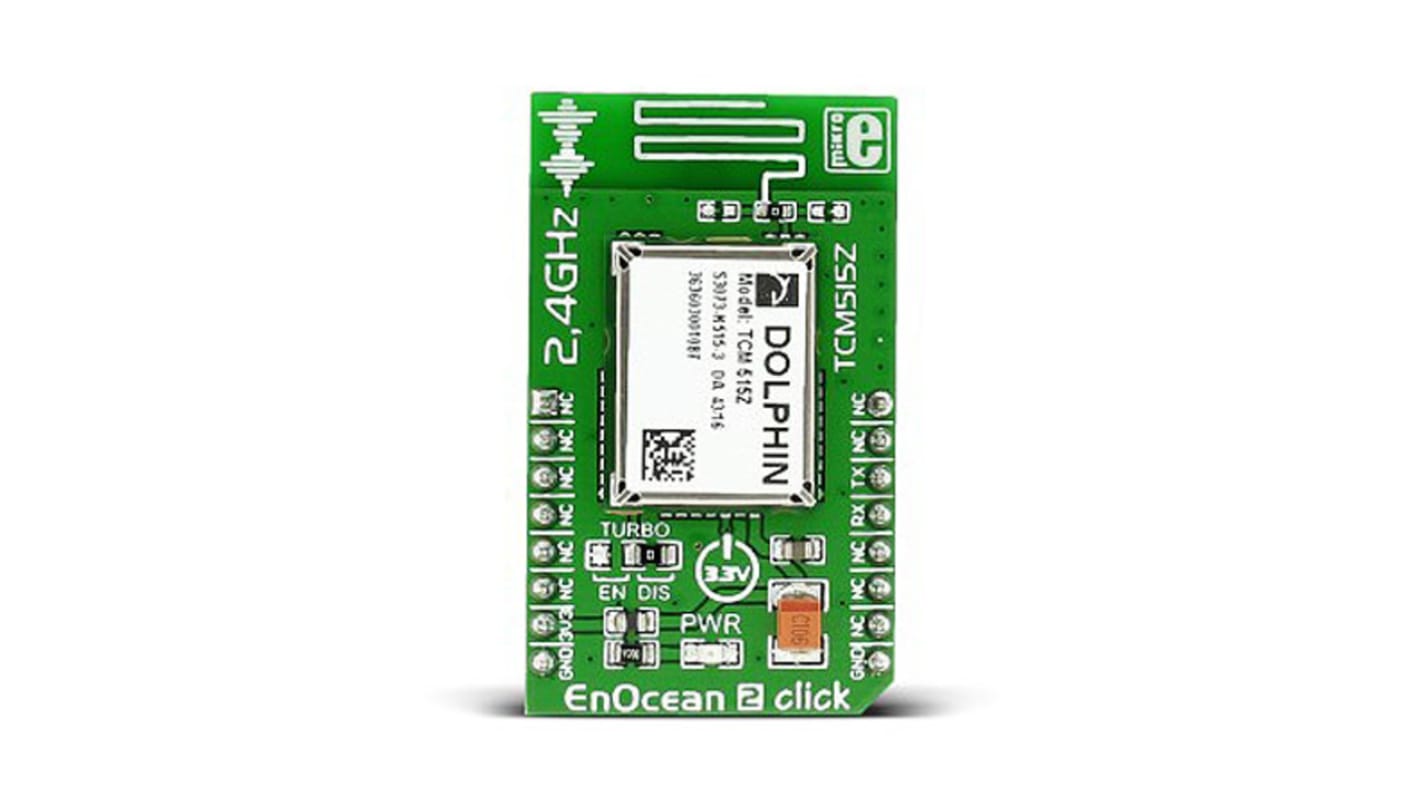 MikroElektronika EnOcean 2 Click TCM 515Z RF Transceiver mikroBus Click Board for Incorporate Battery-Free Wireless