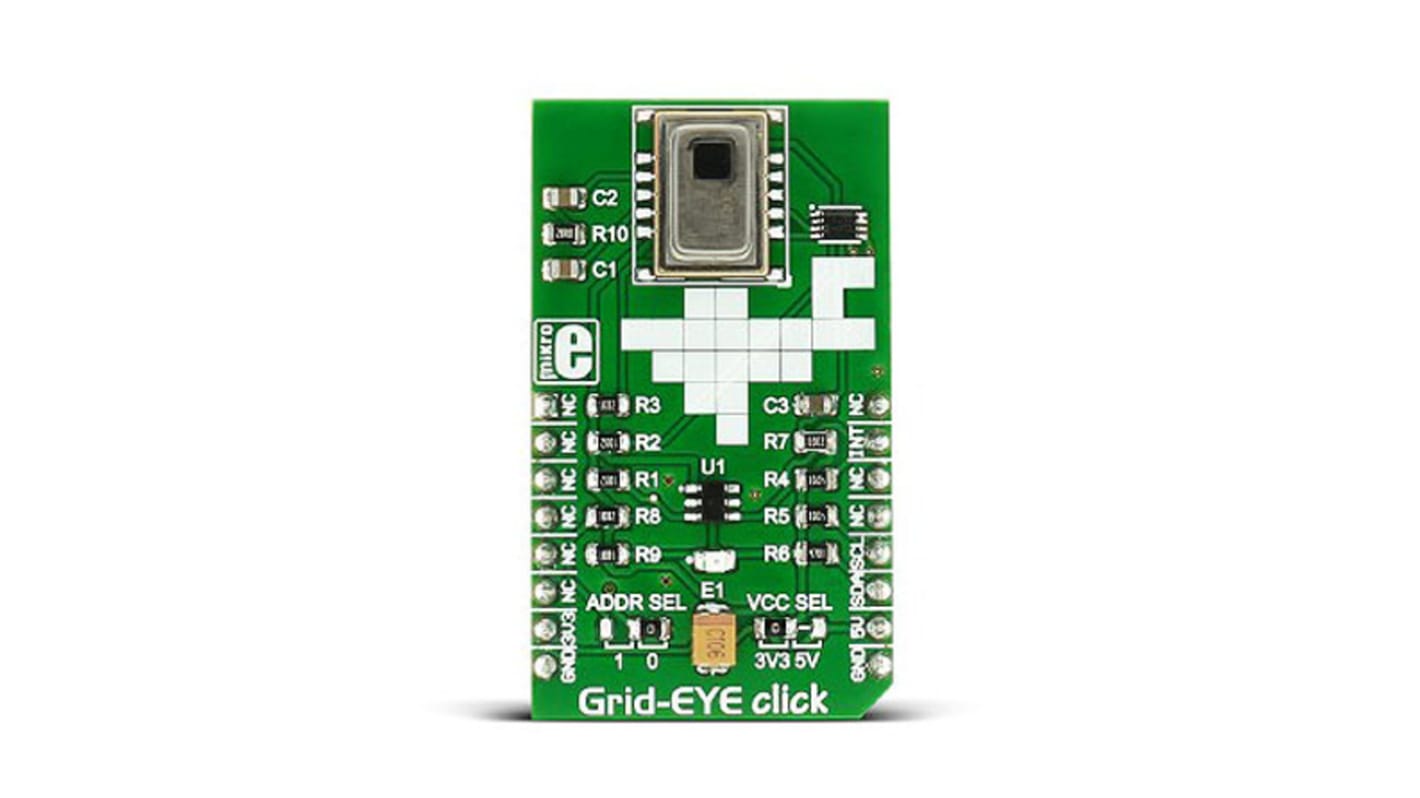 MikroElektronika Sensorudviklingssæt Grid-EYE Click Infrared (IR) Sensor