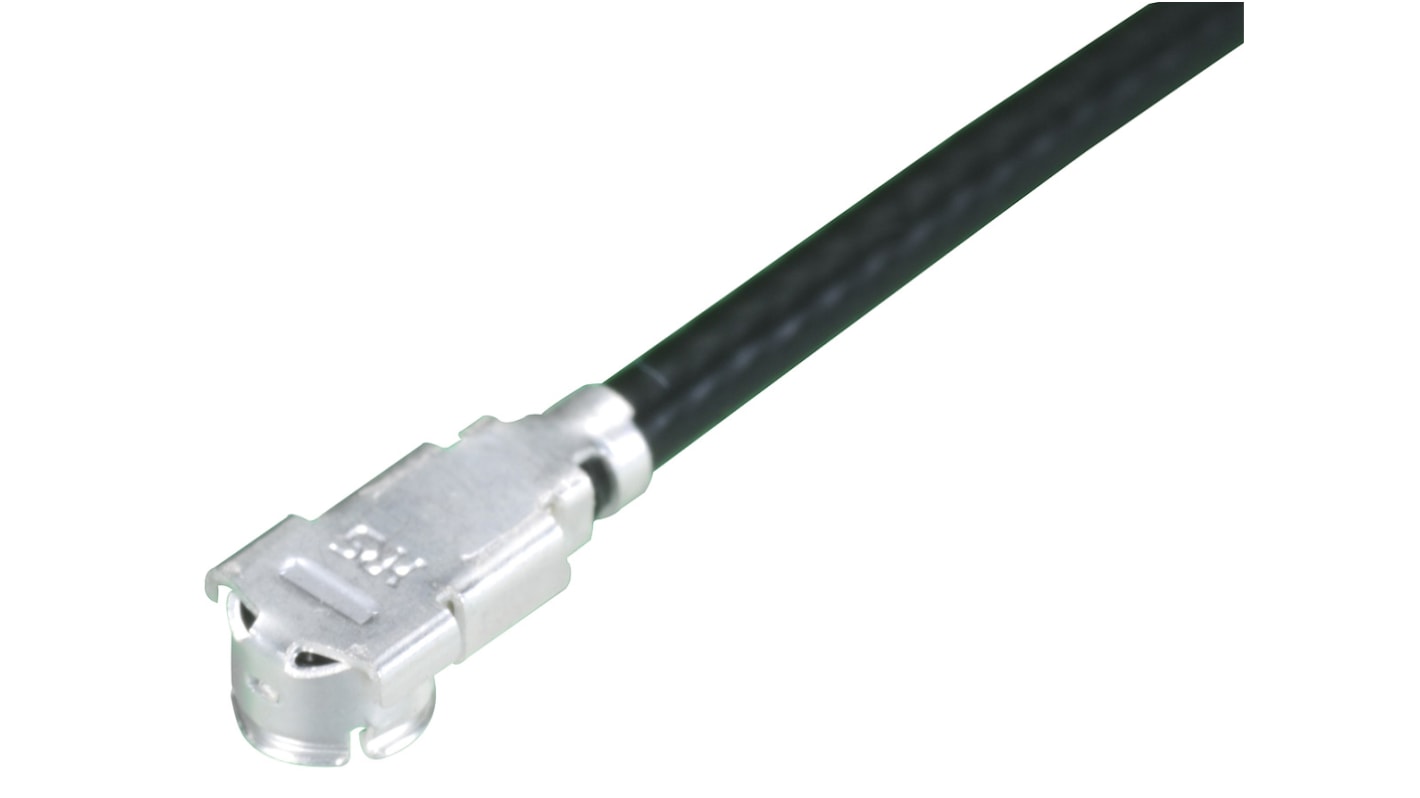 Cable coaxial Ultra-Fine Hirose, 50 Ω, con. A: U.FL, Hembra, con. B: U.FL, Hembra, long. 500mm, funda de Etileno