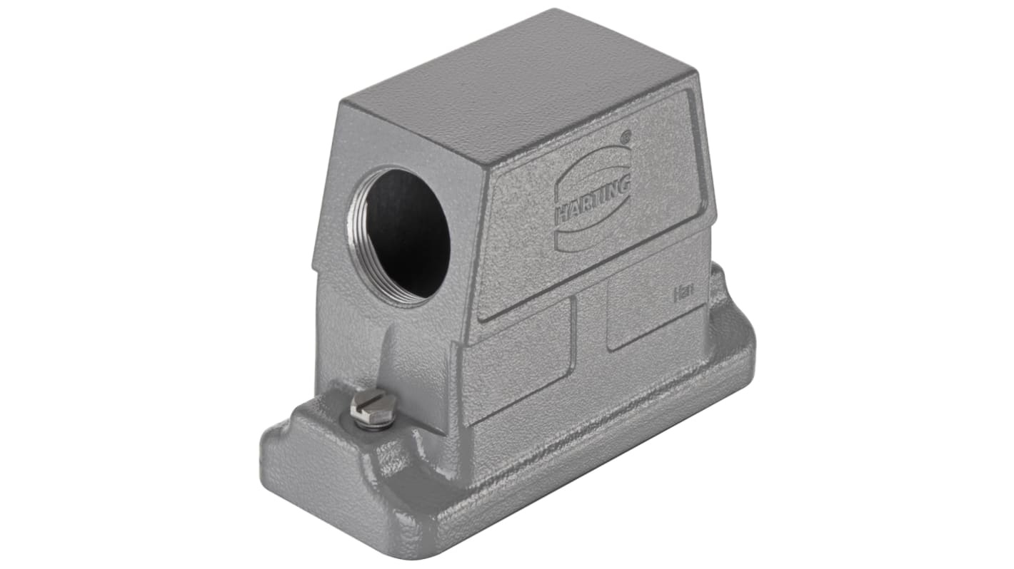 Carcasa (entrada lateral), Serie Han HP Direct B Lado, 1.5 x M20 (Cable Gland)