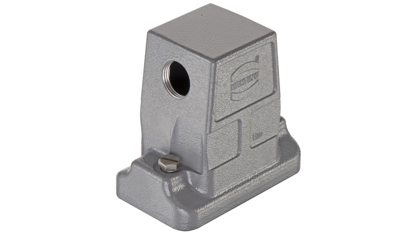 Kapuze, Han HP Direct B Serie, 1.5 x M25 (Cable Gland), für Steckverbinder für hohe Anforderungen 6 B Seite