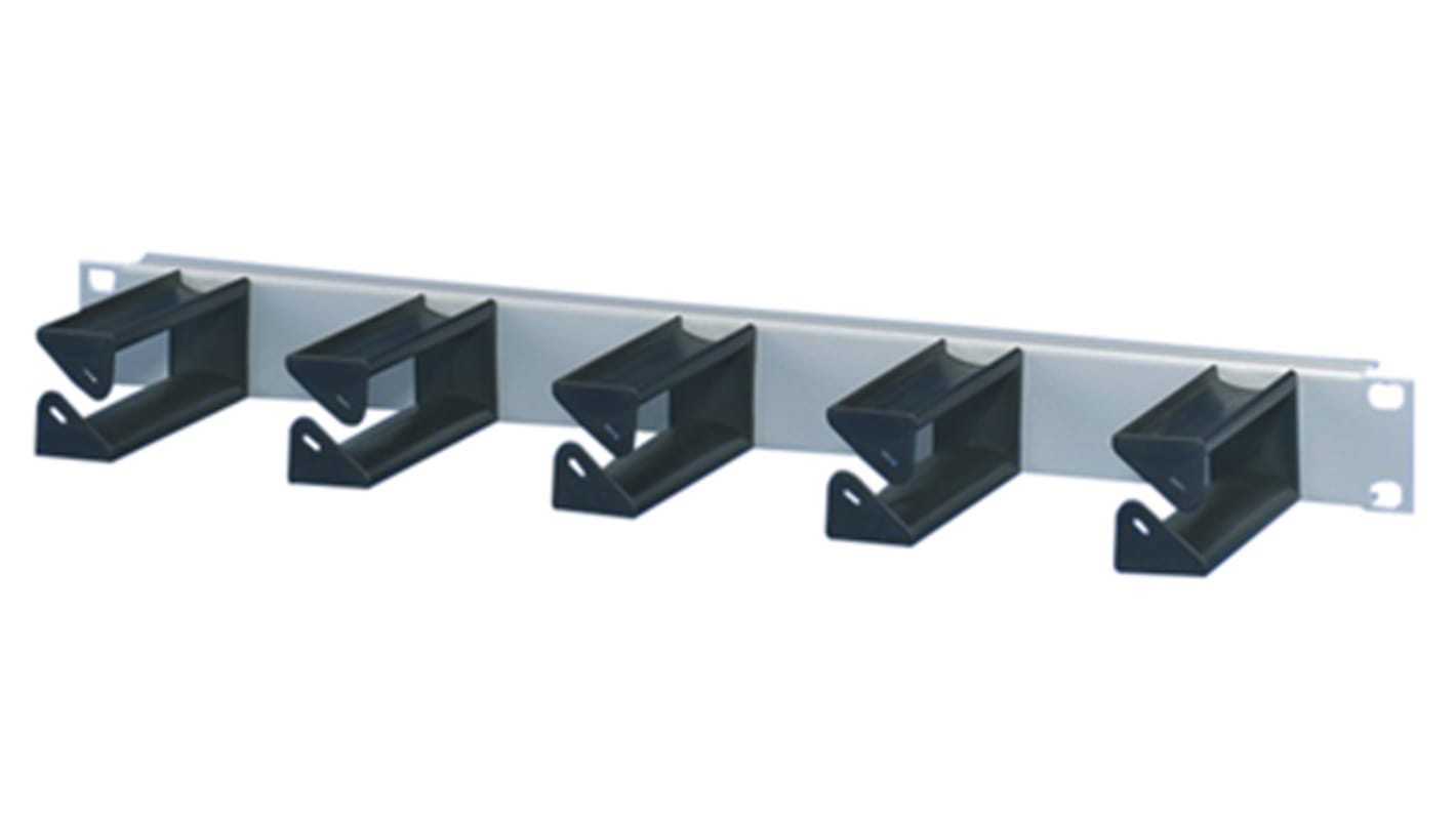 nVent SCHROFF Plastic Cable Management Ring for Use with 19-Inch Cabinet, 5 Rings, 55 x 42mm
