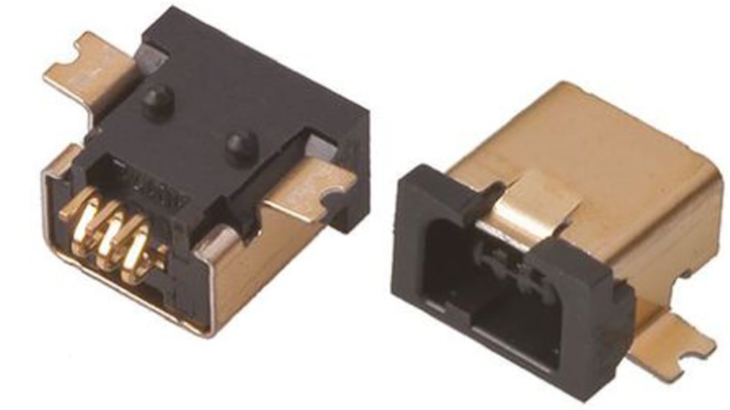 Hirose, MQ172 Miniature Power Connector Surface Mount Socket, 3P, Solder Termination, 3A, 30 V dc, 40 V ac