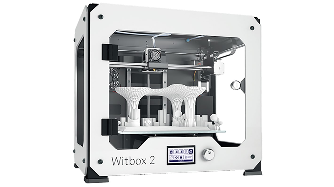 BQ Witbox 2 FDM 3D-Drucker 1-Kopf, für 1.75mm Filament, bis 297 x 210 x 200mm, SD-Karte, USB